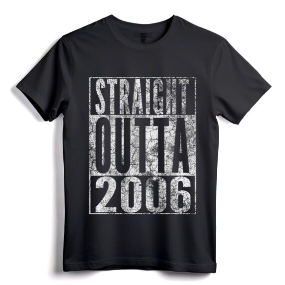 Retro-Farb-T-Shirt zum 18. Geburtstag  Vintage Legend 2006 Geburtstagsshirt für Männer, Frauen, Teenager