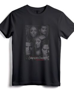 Vampire Diaries So Here We Are T-Shirt  Offiziell lizenziertes übernatürliches Drama-T-Shirt für Fans der CW-Serie