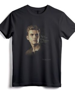 Vampire Diaries Stefan Forever T-Shirt  Offiziell lizenziertes Mystic Falls Merch für Erwachsene, Frauen und Kinder