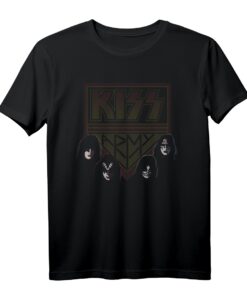 40. Geburtstag Armee Porträt T-Shirt - Kiss Kollektion, Klassisch geschnitten, Perfektes Geschenk für Männer
