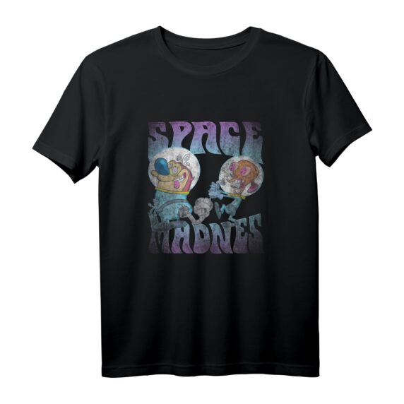 40. Geburtstag Space Madness Astronaut T-Shirt - Nostalgisches Nickelodeon Cartoon Motiv für Männer und Frauen
