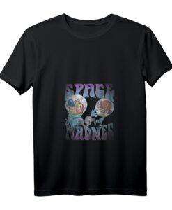 40. Geburtstag Space Madness Astronaut T-Shirt mit V-Ausschnitt - Nostalgisches Nickelodeon Design für Männer und Frauen