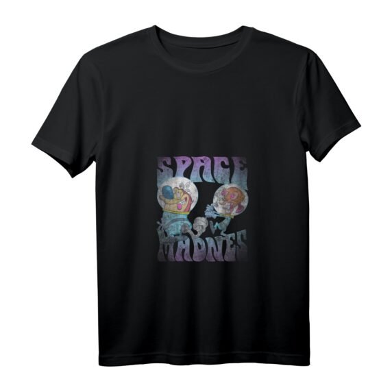 40. Geburtstag Space Madness Astronaut T-Shirt mit V-Ausschnitt - Nostalgisches Nickelodeon Design für Männer und Frauen