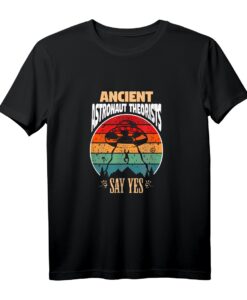 Ancient Astronaut Theorie Geschenk für Präastronautiker - UFO & Alien Besuch T-Shirt zu Weihnachten & Geburtstag