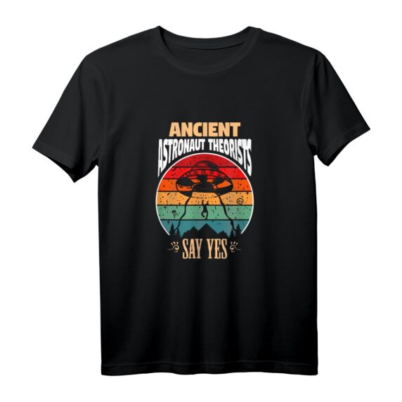 Ancient Astronaut Theorie Geschenk für Präastronautiker - UFO & Alien Besuch T-Shirt zu Weihnachten & Geburtstag