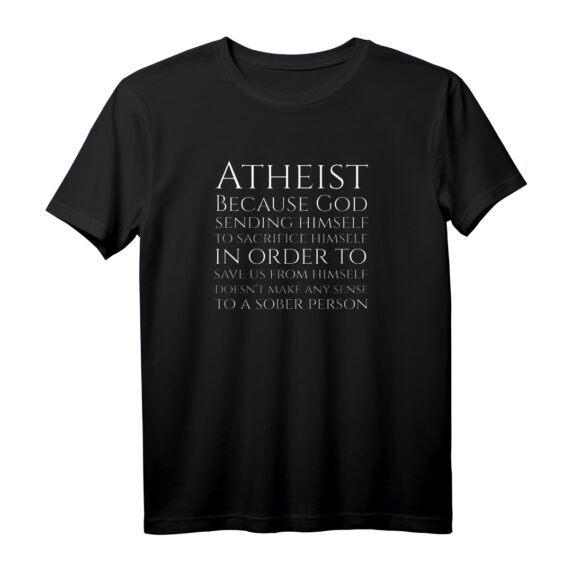 Anti Religion Atheism Shirt - Support Science & Rational Thinking, Perfect Gift for Atheists and Skeptics