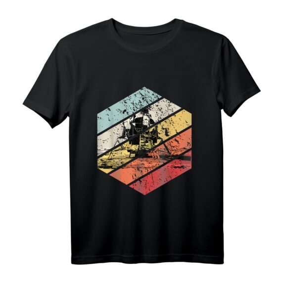 Apollo 11 Astronaut Raumfahrt T-Shirt - Vintage Retro Design, Geschenk für Weltraumfans zu Weihnachten & Geburtstag