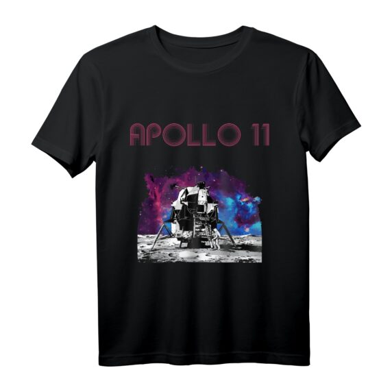 Apollo 11 Astronaut Raumfahrt T-Shirt - Geschenkidee für Weltraum-, Mondlandung- und Astronomie-Fans