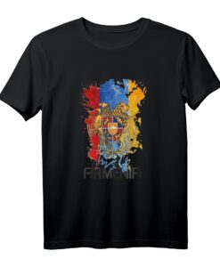 Armenien Flagge T-Shirt für Damen und Herren  Stolz auf Armenien, Vintage Design zum Unabhängigkeitstag & nationalen Feierlichkeiten