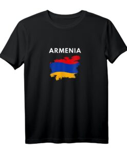 Armenien Flagge Vintage armenische Landkarte T-Shirt  Perfektes Geschenk für Geburtstag, Jubiläum & Abschluss