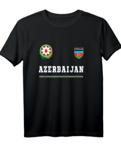 Aserbaidschan Sport/Fußball-Trikot mit Flagge  Nationalstolz, Souvenir & Fanartikel aus Baku