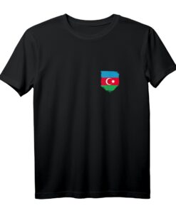 Aserbaidschan T-Shirt mit Flagge - Für Aserbaidschaner, Fans und Nationalstolz-Träger