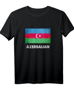 Aserbaidschanisches Flaggenhemd | Patriotic Azerbaijan T-Shirt für Männer und Frauen  Perfektes Geschenk für Baku und Aserbaidschan-Liebhaber