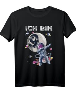 Astronaut 9. Geburtstag Jungen - Weltraum Astronomie T-Shirt für Kinder, perfekte Geschenkidee für den Kindergeburtstag