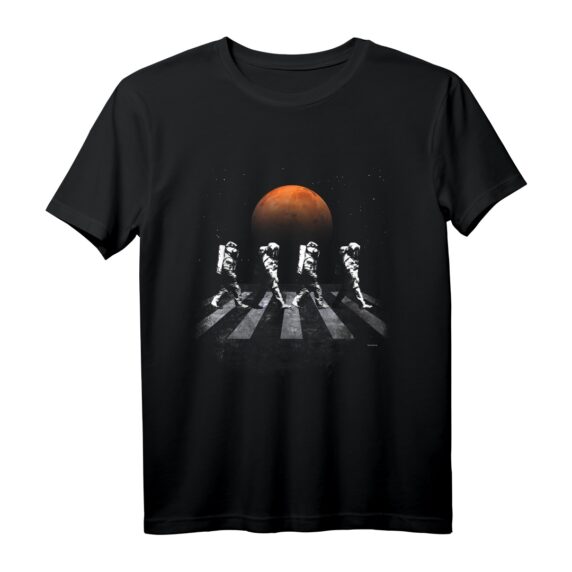Astronauten in Walking in Space - Occupy Mars T-Shirt für Kinder und Weltraumfans, ideal für Astronomie, Raumfahrt und Mars-Missionen