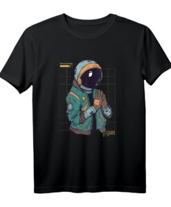 Astronautenanzug Astronaut Helm Jacke Handschuhe Weltraum T-Shirt - Klassisch geschnittenes Weltraum-Design für Raumfahrtfans