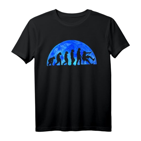 Astronomie Kletterer Planet Evolution T-Shirt  Perfektes Geschenk für Kletterer, Boulder- und Bergsteiger zu Weihnachten & Geburtstag