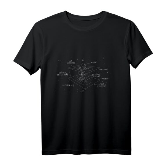 Astrophysiker Geschenk - Zeitkrümmung & Wurmloch Langarmshirt für Weltraum- und Physikfans, Kinder & Erwachsene