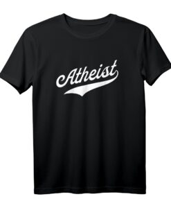 Atheist T-Shirt - Klassisch geschnitten mit doppelt genähtem Saum, ideales Statement für Freidenker und Skeptiker