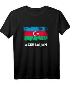 Azerbaijan Flagge T-Shirt - Stolz auf Aserbaidschan für Partys, Sportevents und kulturelle Anlässe