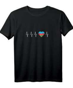 Azerbaijan Heartbeat I Love Aserbaidschan Flagge Geschenk Tank Top  Patriotisches Souvenir für Touristen, Fans & Stolze Aserbaidschaner