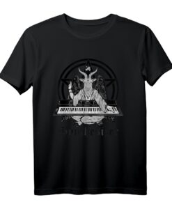 Baphomet Atheist Sinners Dark Synthesizer T-Shirt  Dunkles Design für Musiker, Techno & Rave Fans, Synth & Analog Liebhaber