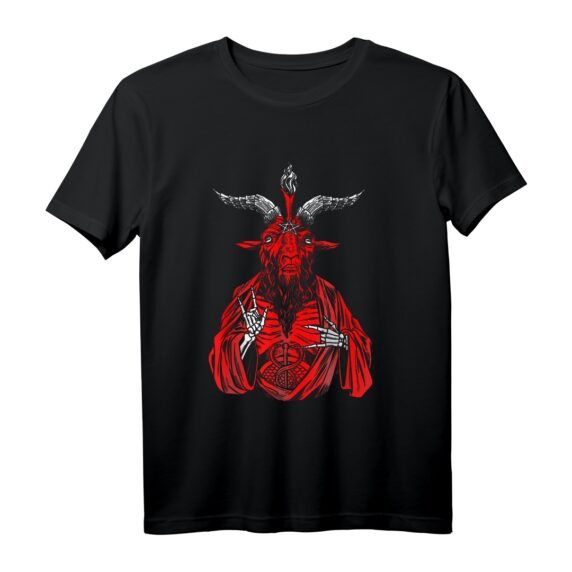 Blackcraft AntiChrist Satan Baphomet T-Shirt für Atheisten  Dark, Metal & Satanischer Humor
