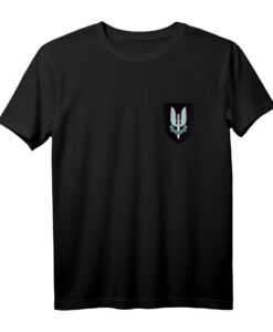BRITISCHE SAS Special Air Service T-Shirt mit Brustpatch - Klassisch, robust & doppelt genäht für Militärfans