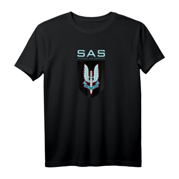 BRITISCHER SAS Spezialflugdienst T-Shirt - Spezialeinheiten der britischen Armee für Militärfans