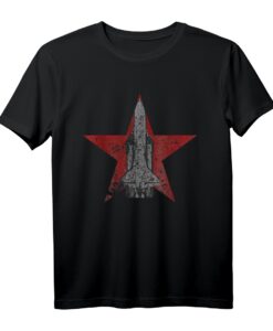 BURAN Sowjetische Raumsonde Vintage T-Shirt - Space Shuttle Buran Retro Design, Geschenk für Raumfahrt- und Science-Fiction Fans