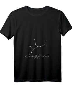 Damen Jungfrau Sternzeichen T-Shirt mit V-Ausschnitt  Lustiges Horoskop & Astrologie Geschenk für August & September Geborene
