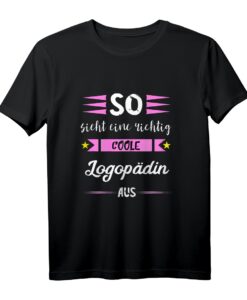 Damen Logopädin Sprachtherapeut T-Shirt mit Spruch - Lustiges Design für Sprachtherapie, Logopädie & Berufsstolz