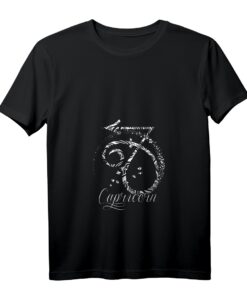 Damen Steinbock Schild T-Shirt - Geburtstagsgeschenk & Astrologie T-Shirt mit V-Ausschnitt für Sternzeichen-Liebhaber