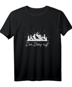Der Berg ruft - Alpen Bergsport Berge T-Shirt Weiß Design für Wanderer, Gipfelstürmer und Bergsteiger
