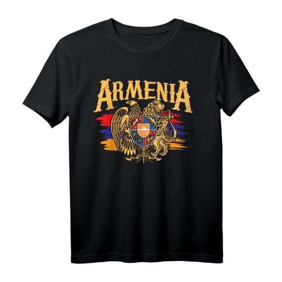 Distressed Armenien-Flagge T-Shirt  Vintage-Stil Geschenk für Armenier und Kulturfans