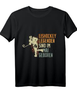 Eishockey Legenden sind im Mai geboren T-Shirt  Perfektes Geburtstagsgeschenk für Eishockeyfans, Trainer & Spieler