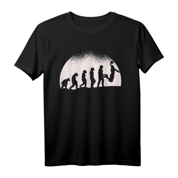 Evolution Basketball T-Shirt  Perfektes Geschenk für Basketballspieler, Trainer und Fans zu Weihnachten oder Geburtstag
