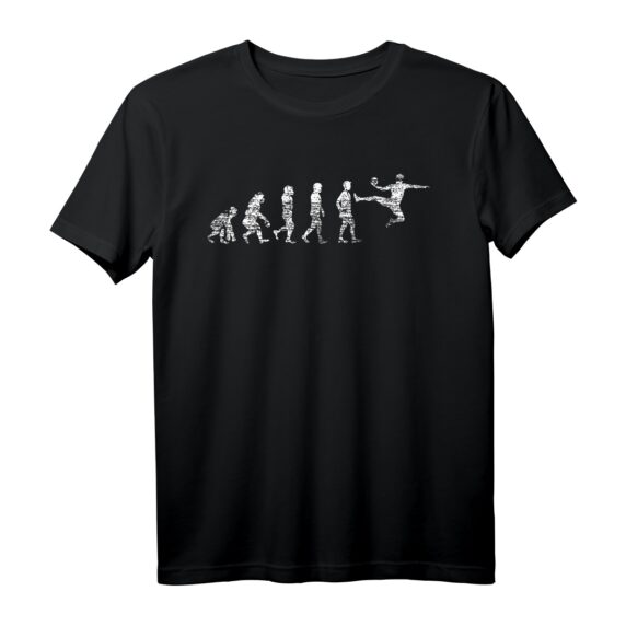 Evolution Handball T-Shirt  Perfektes Geschenk für Handballspieler, Trainer und Fans zu Weihnachten & Geburtstag