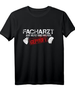Facharzt Bestanden T-Shirt mit Spruch  Perfektes Geschenk für Assistenzärzte, Fachärzte & Ärzte in Medizinberufen