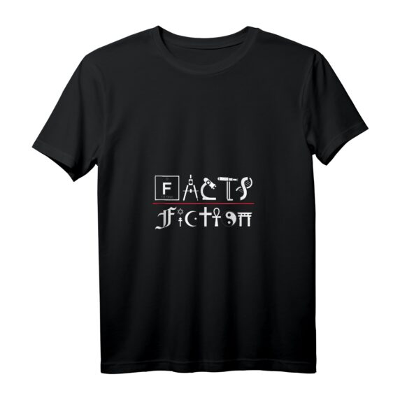 Facts Over Fiction Atheist Studies Tank Top  Wissenschaftliches T-Shirt für Atheisten, Wissenschaftler & Bildungsexperten