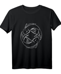 Fische Sternzeichen Astrologie Horoskop T-Shirt - Trendiges Geschenk für Sternzeichen-Fans und Astrologie-Liebhaber