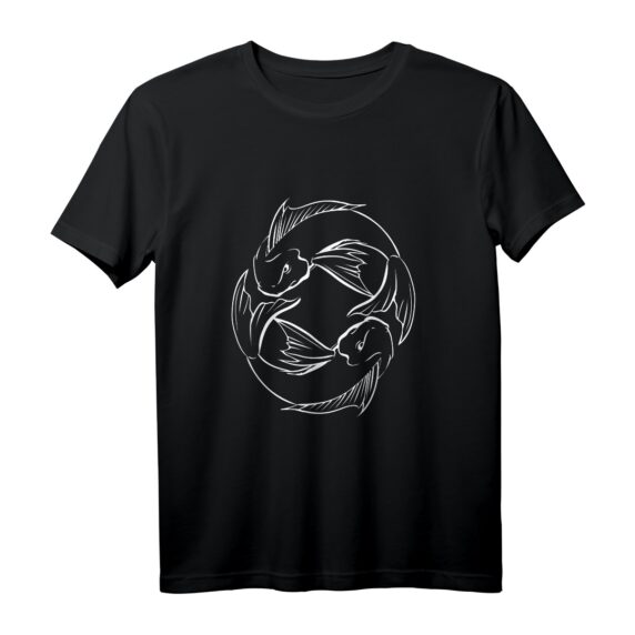 Fische Sternzeichen Astrologie Horoskop T-Shirt - Trendiges Geschenk für Sternzeichen-Fans und Astrologie-Liebhaber