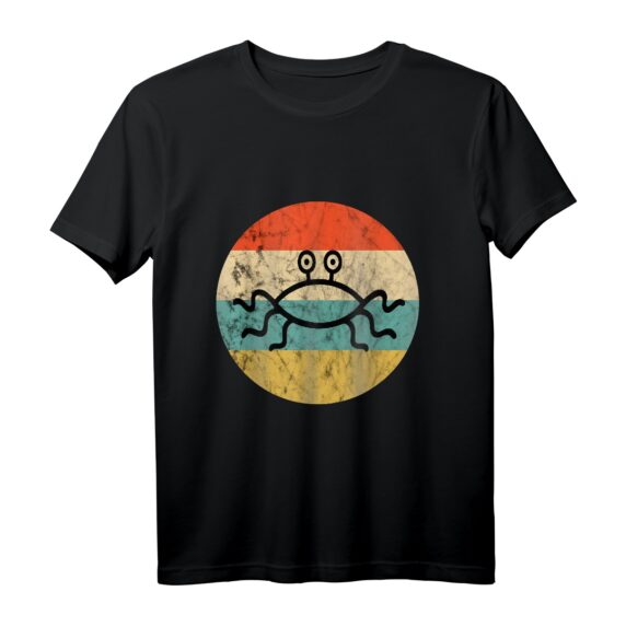 Fliegendes Spaghetti Monster FSM T-Shirt für Atheisten & Pastafari - Humorvolles Nudel-Gott Design mit Sunset Motiv