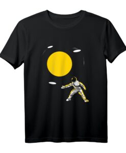 Frisbee Astronaut Geschenk für Ultimate Frisbee Disc Golf T-Shirt  Perfekt für Fans, Profis und Turnierteilnehmer