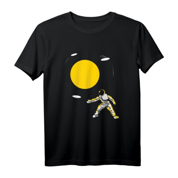 Frisbee Astronaut Geschenk für Ultimate Frisbee Disc Golf T-Shirt  Perfekt für Fans, Profis und Turnierteilnehmer