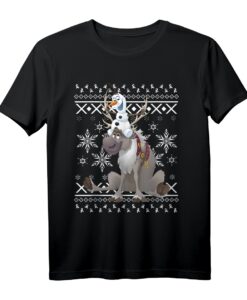 Frozen Olaf und Sven Freundschafts-Portrait T-Shirt zum 40. Geburtstag - Offiziell lizenziertes Disney Frozen Geschenk
