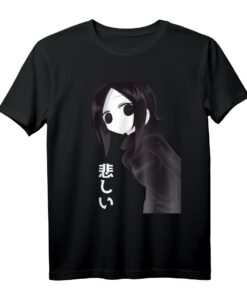 Goth Sad Japan Cosplay E-Boy E-Girl Subkultur Tokyo Gothic T-Shirt - Dunkle Streetwear für Anime, Punk & Goth Fans