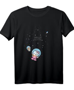Hello Kitty Astronaut T-Shirt - Offiziell lizenziertes Sanrio Fan-Produkt für Kawaii & Cute Mode Fans
