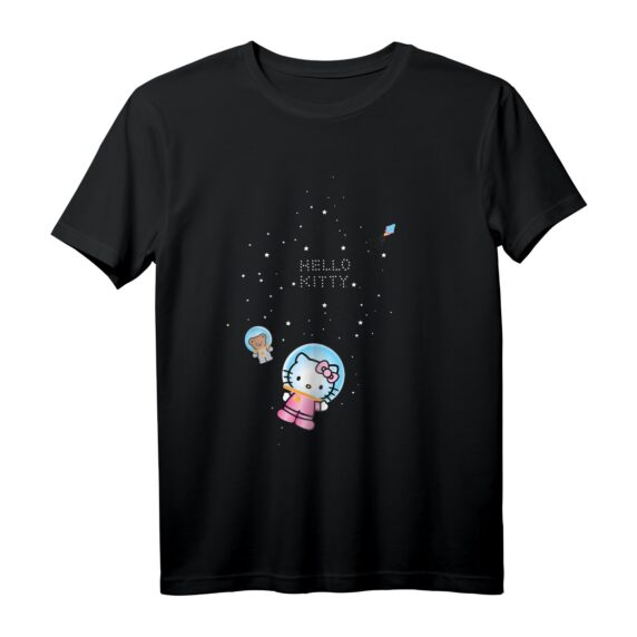 Hello Kitty Astronaut T-Shirt - Offiziell lizenziertes Sanrio Fan-Produkt für Kawaii & Cute Mode Fans
