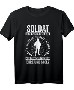 Herren Militär Soldat Bundeswehr Armee T-Shirt - Stolzes Outfit für Soldaten, Veteranen & Wehrdienstleistende
